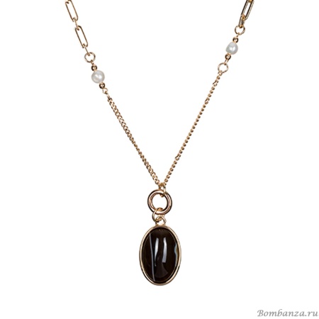 Колье Fiore Luna, COFFE AGATE